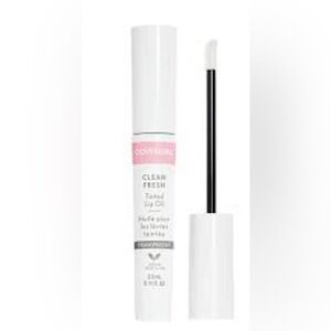 2x COVERGIRL- CLEAN FRESH-TINTED LIP OIL-# 100 JUICED-TRANSPARENT-VEGAN-0.11 OZ.